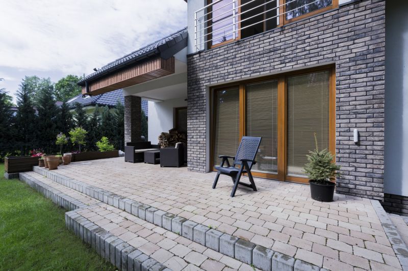 Modern outdoor patio